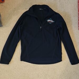 Eddie Bauer Men's Navy Zip-Up Sweater